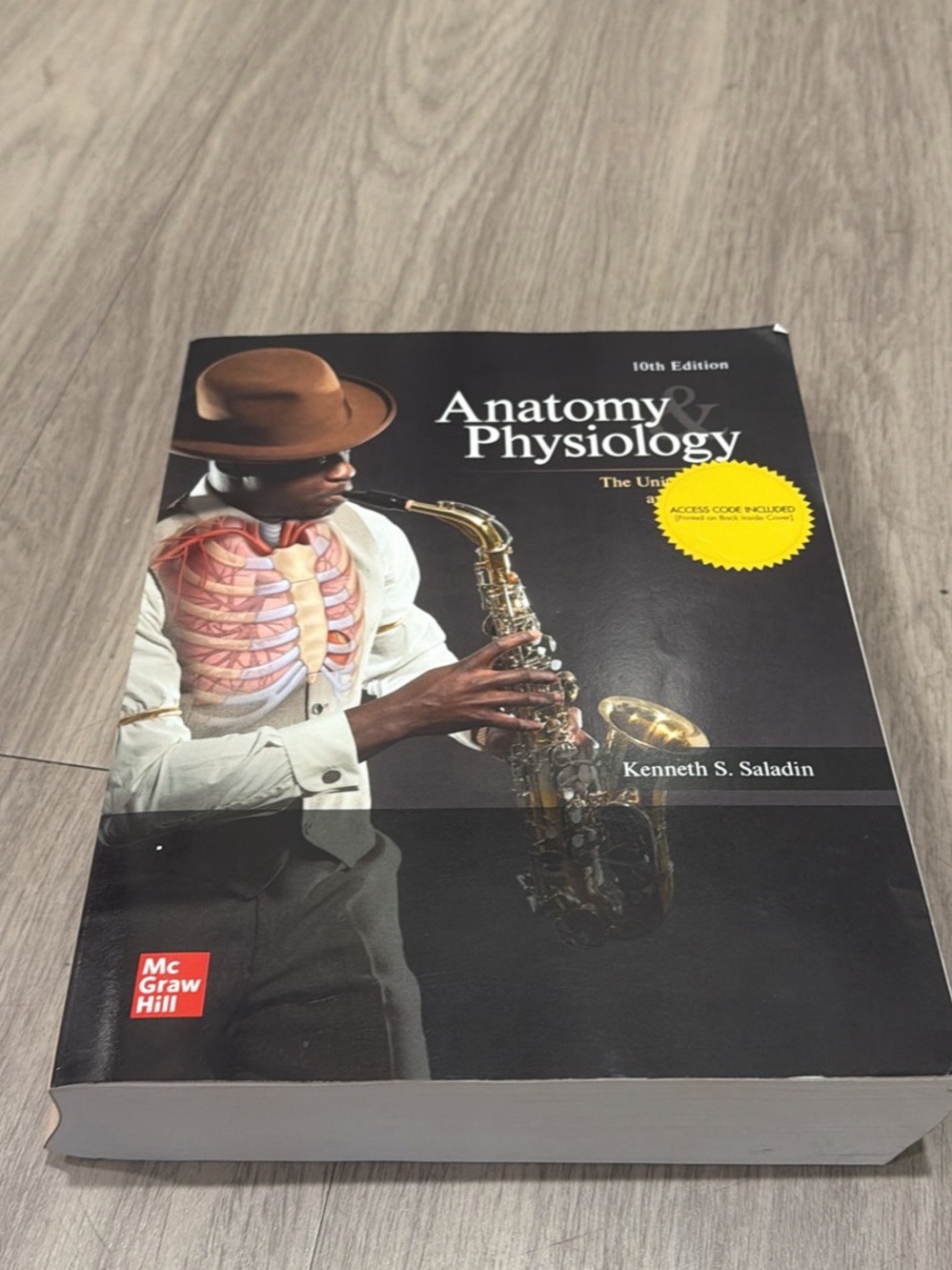 Anatomy & Physiology 10th Edition Textbook - Black Cover